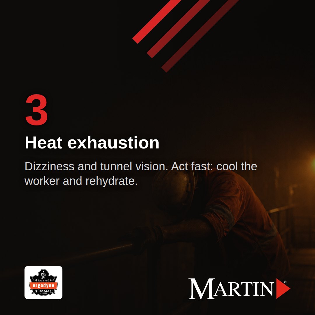 Carousel panel 4: heat exhaustion