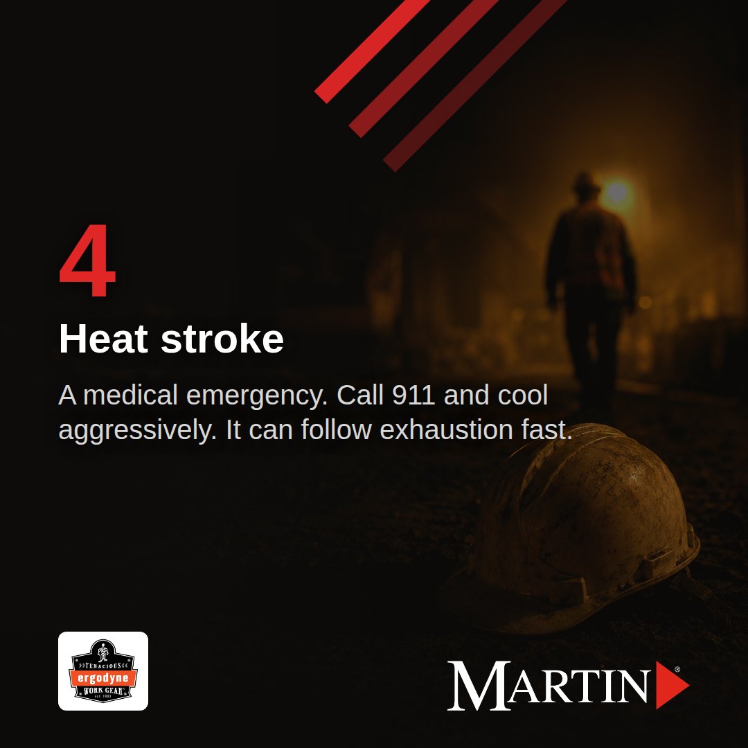 Carousel panel 5: heat stroke
