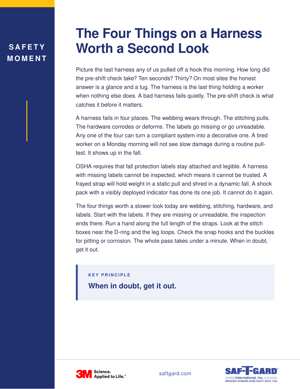 Safety Moment one-pager PDF