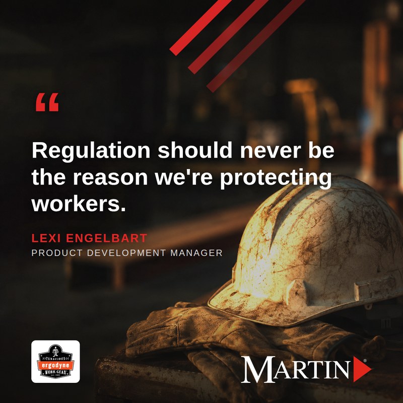 Martin Supply and Ergodyne heat safety card